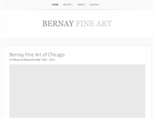 Tablet Screenshot of bernayfineart.com
